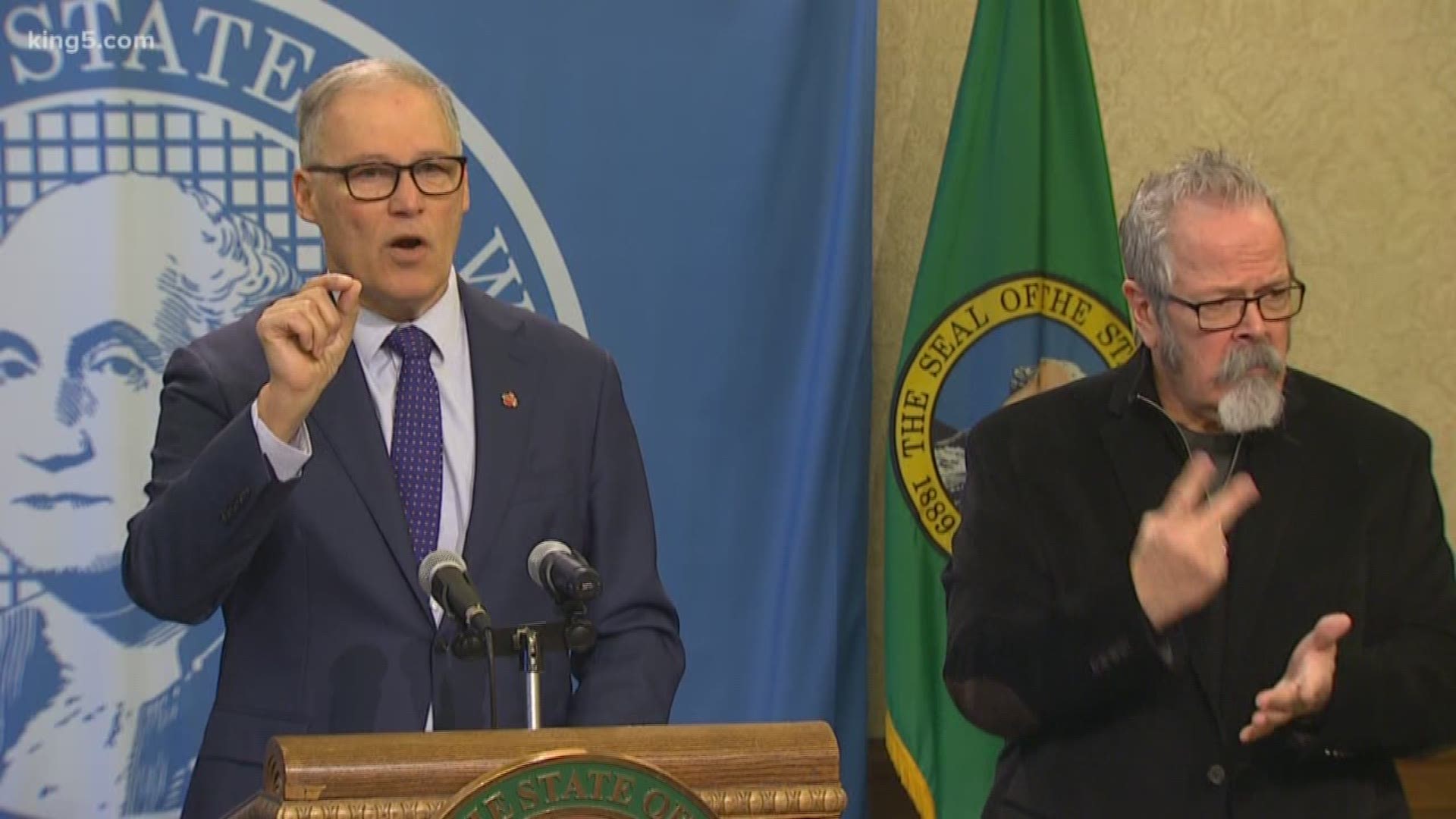 Washington Gov. Jay Inslee has not canceled public events yet, but he said that could change soon.