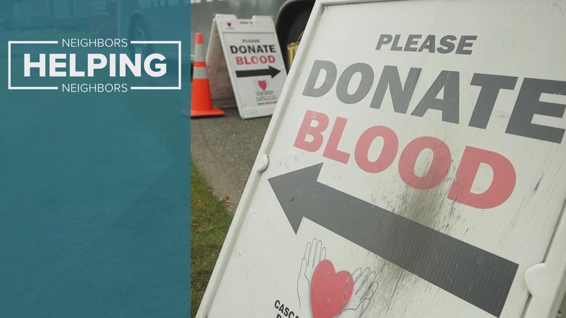 A shortage in blood has inspired a Pierce County Neighborhood to get donating.
