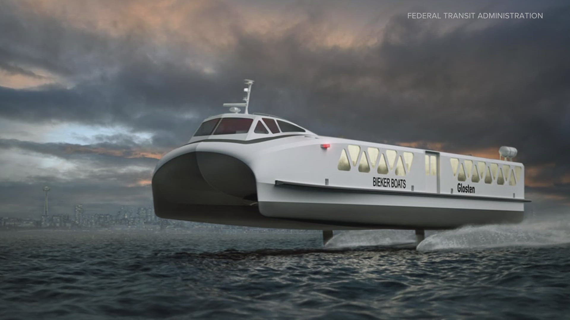 The ferry is being developed in hopes of creating a zero-emission vessel and reducing wake.