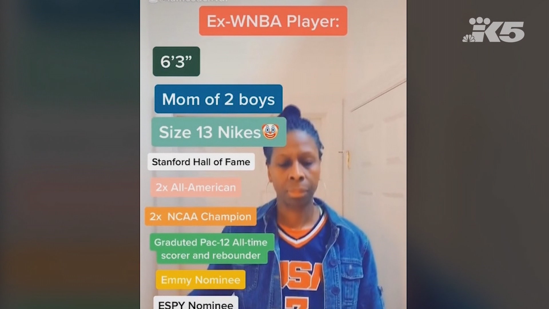 Former WNBA player Val Whiting has a warning for parents after her Tik Tok videos garnered racist and sexist comments.