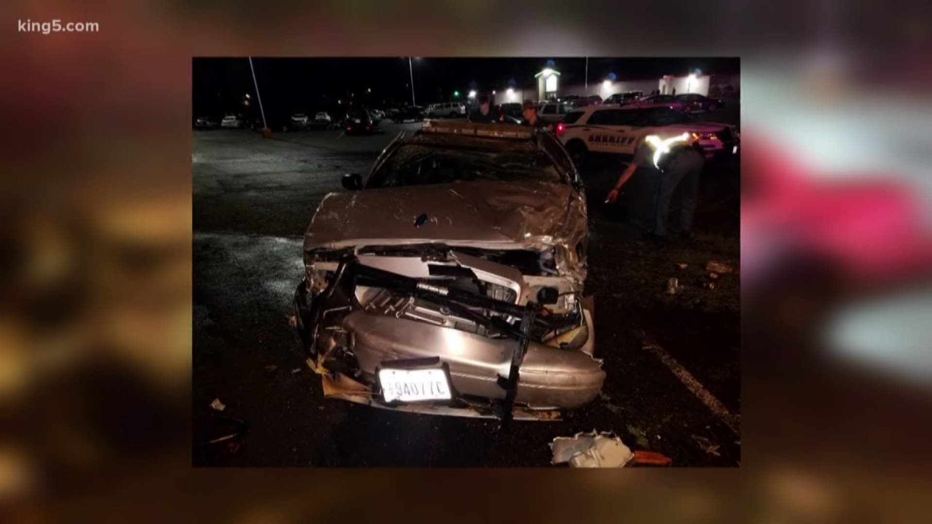Pierce County deputy breaks neck in crash with drunk driver