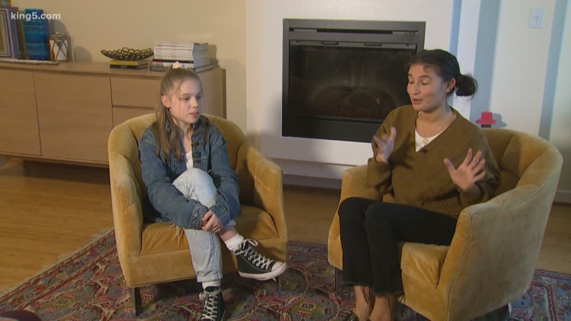 Reann Taylor and her daughter Evangeline are home safe and sound with help from the community, after being caught downtown during the Seattle shooting.