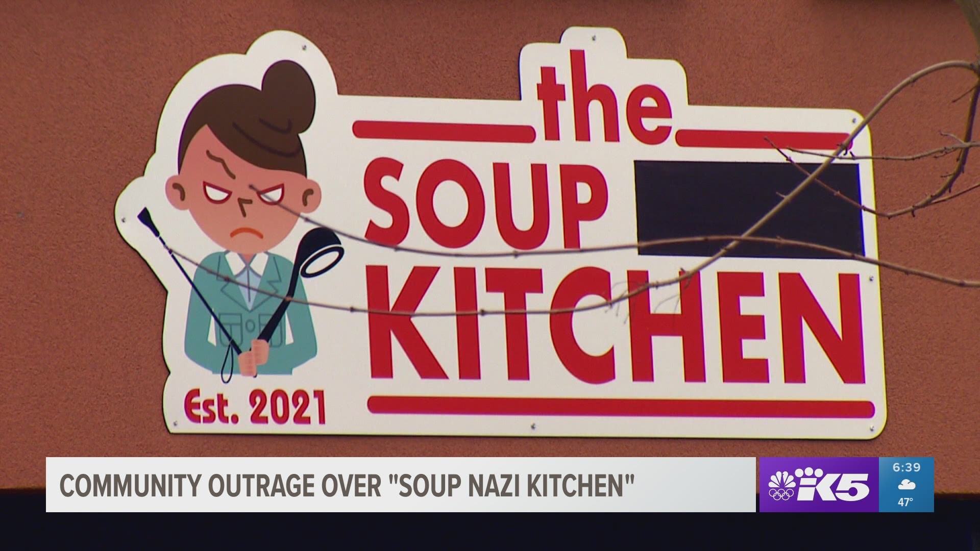 The owner of the restaurant formerly named "Soup Nazi Kitchen" said he would rename his business after outrage from residents in Everett.
