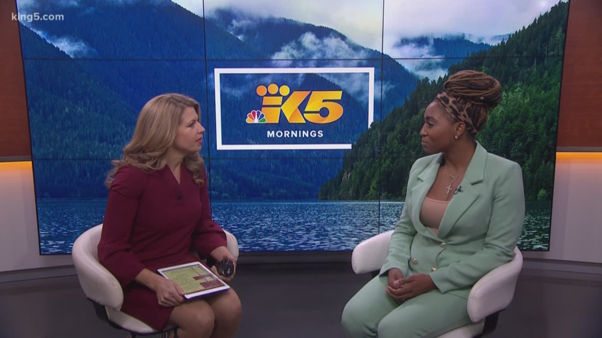 KING 5's Cam Johnson spoke with Theresa Hardy, Inspirational Workshops.