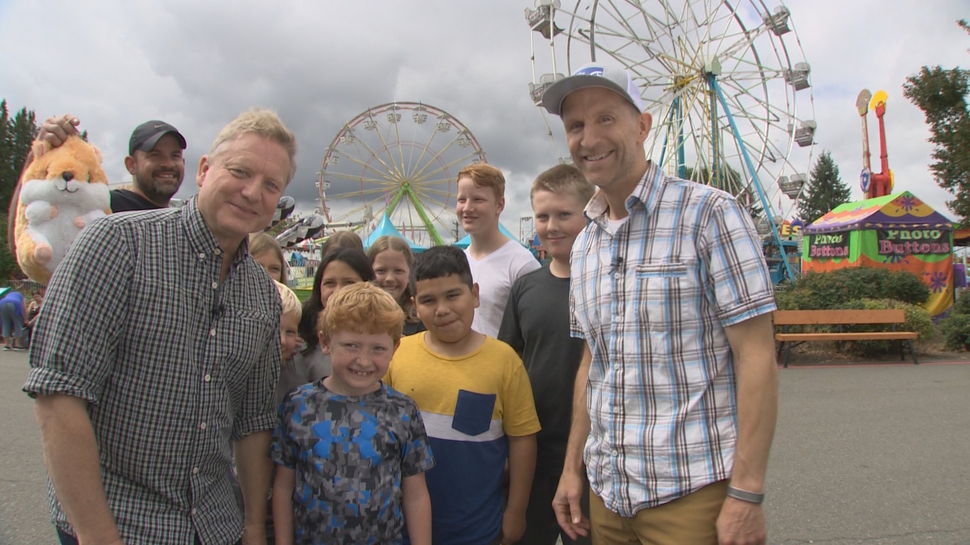 Jim Dever and Michael King host from the Evergreen State Fair. FEATURING: Glamping on Whidbey Island, Brad Baker - X Games, Spaceworks in Tacoma, Tom Douglas Apricots, Seattle Children's Rare Disease Fair and What's Up This Week