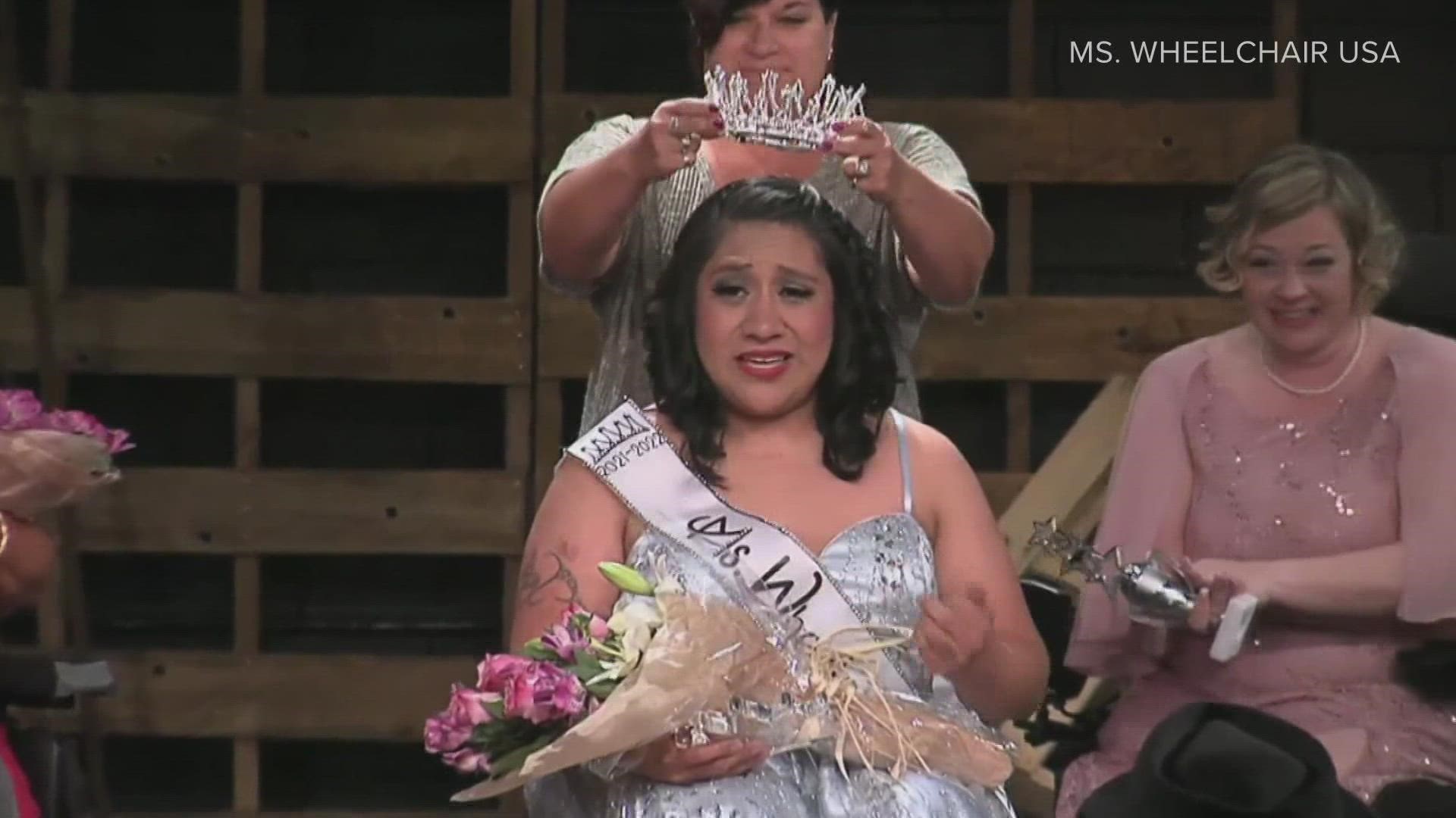 Puyallup's Erica Myron has won the title of "Ms. Wheelchair USA" for 2021. The victim of a shooting, she's using her new platform to help others deal with trauma.