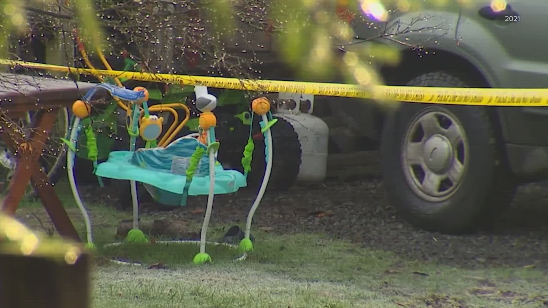 Both of the 1-year-old's parents were nearby when the gun went off, court documents say.