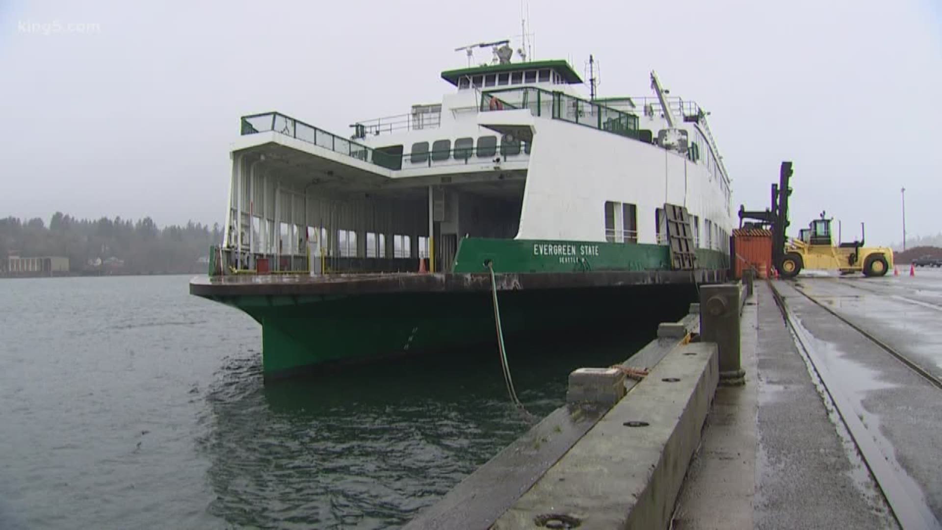The Evergreen State ferry is up for auction by its Florida owner, who is moving on to other ventures. The boat runs great and is sea-worthy.