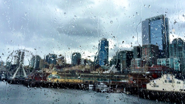 Seattle could see nearly a month's worth of rain in just two days this weekend