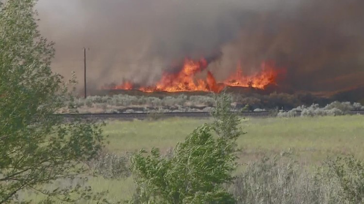 One of the first significant wildfires of the summer ignites in Grant County