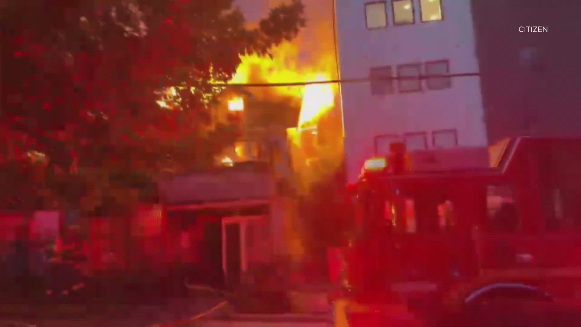 The fire is in the U District.