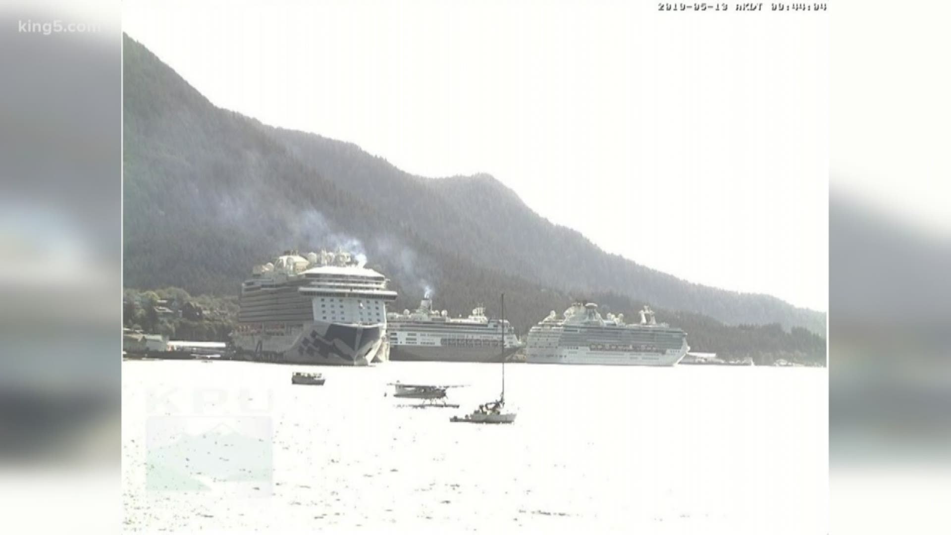 A cruise ship company said five people died in a mid-air plane crash over southeast Alaska. A team of federal investigators is expected to arrive in Alaska on Tuesday to determine the cause of the crash.