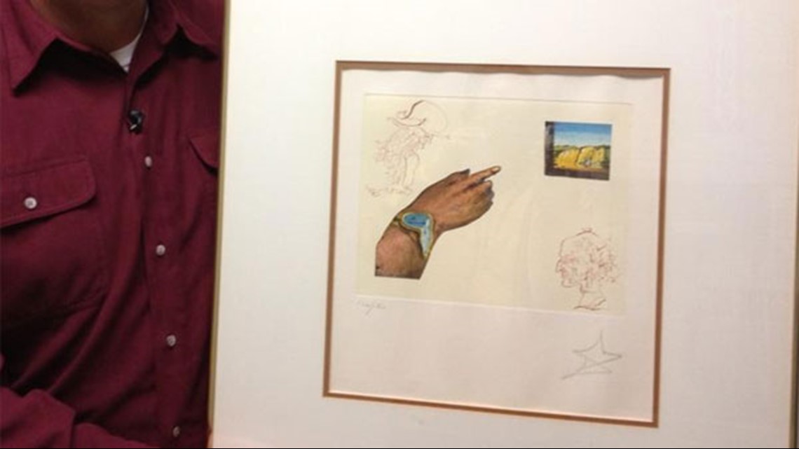 Salvador Dali etching donated to Federal Way Goodwill
