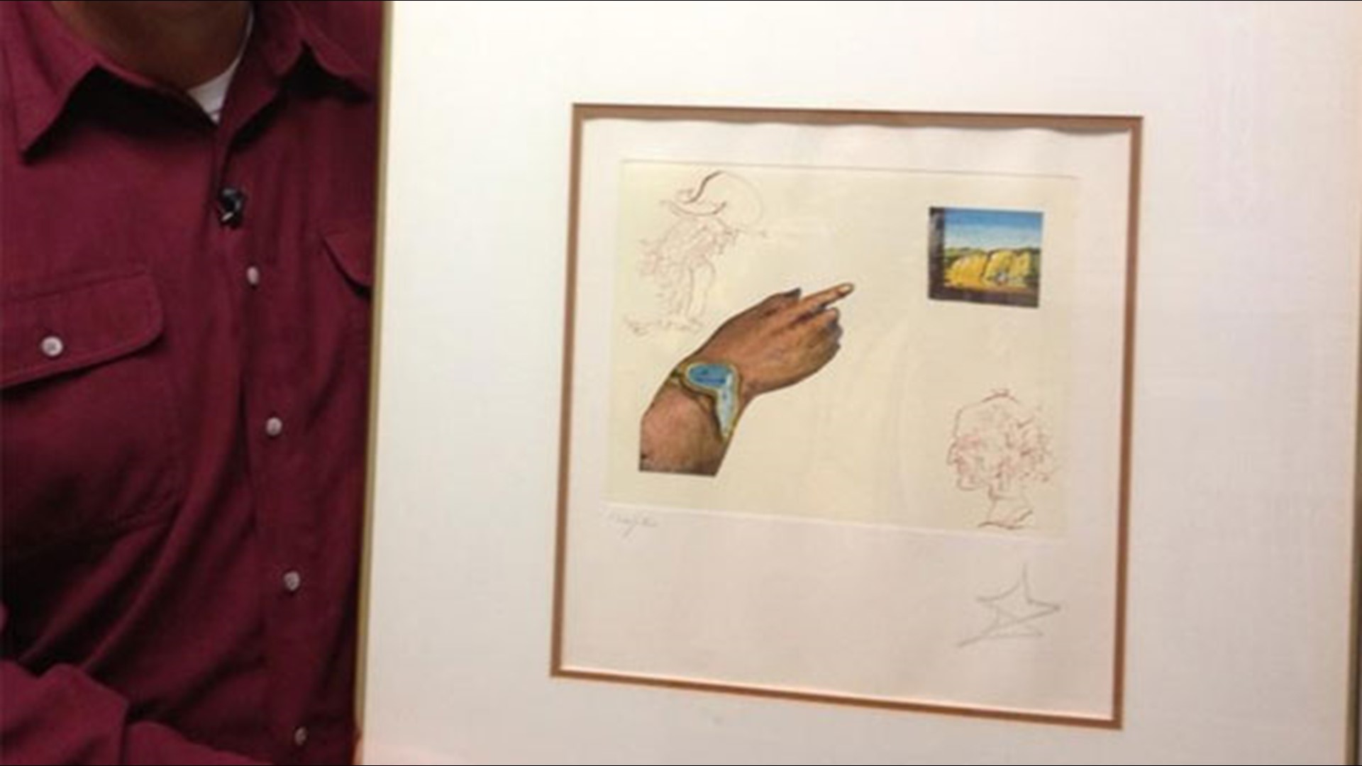 Salvador Dali etching donated to Federal Way Goodwill