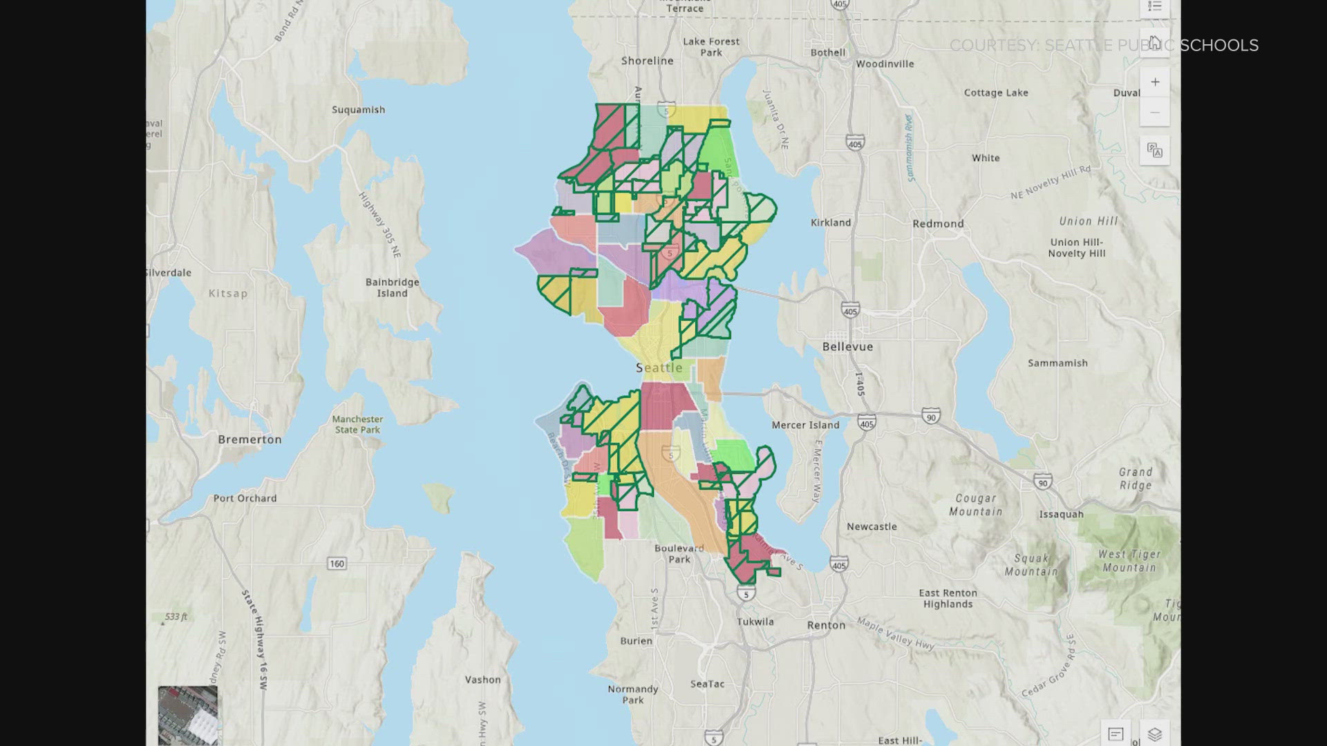 The district released two options that would save $31.5 million and $25.5 million, respectively.