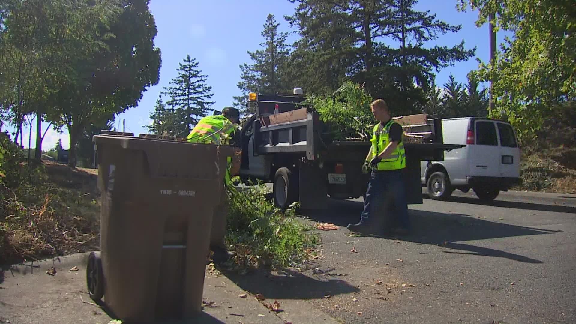Tidy-Up Tacoma will run through November with city crews starting in the Dome District before hitting several other neighborhoods.