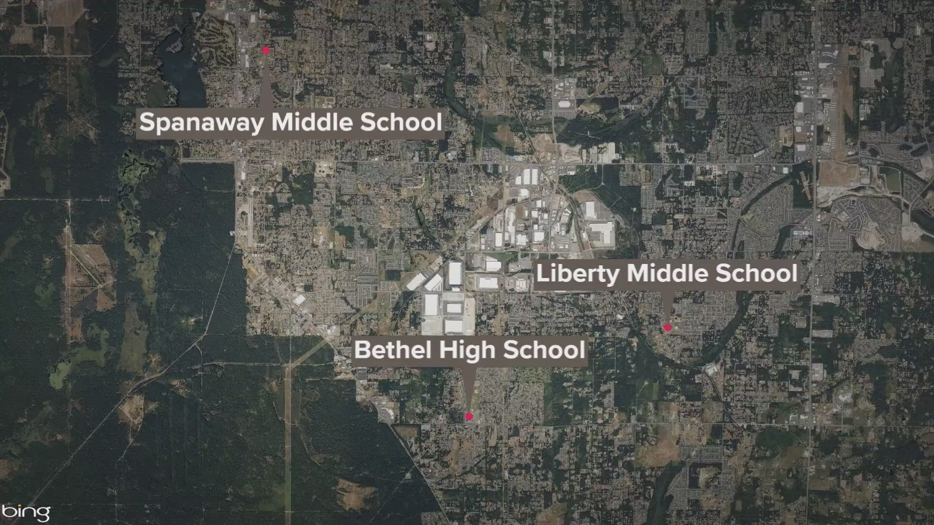 Three separate incidents of a man chasing kids near schools in Spanaway have allegedly occurred recently