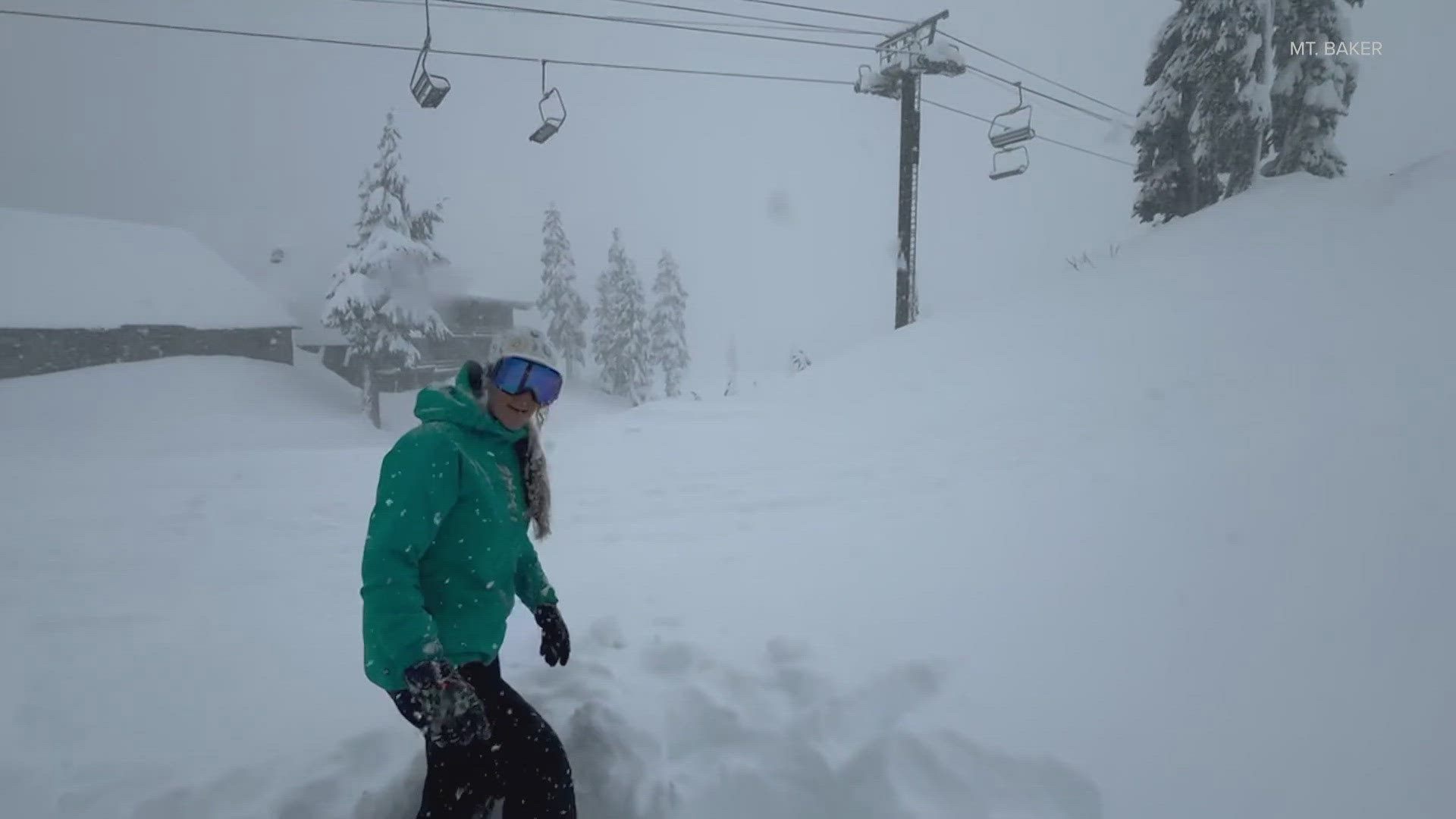 Mount Baker Ski Area is the first resort in the Cascades to open this season after getting a dumping of snow.