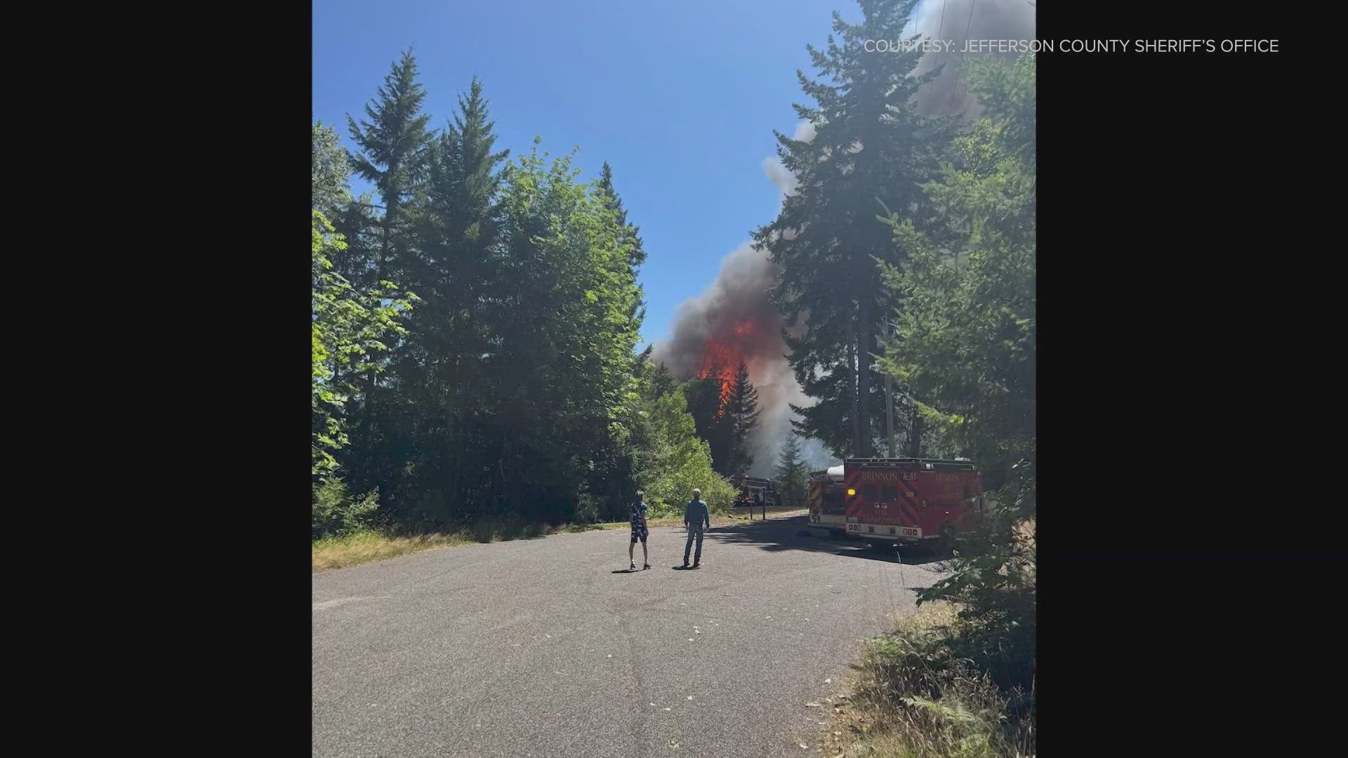 The Jefferson County Department of Emergency Management issued Level 3 evacuation orders for multiple streets.