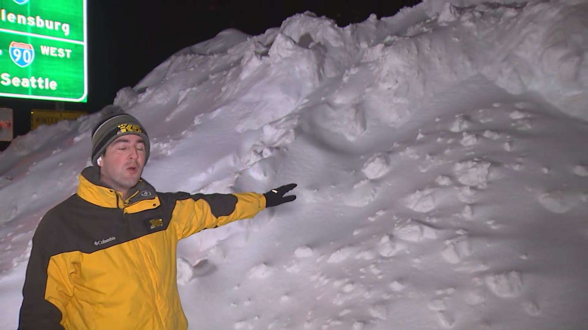 A week of snow dumping on the Cascades plus slightly warming temperatures have crews shutting down Snoqualmie Pass to execute avalanche control measures