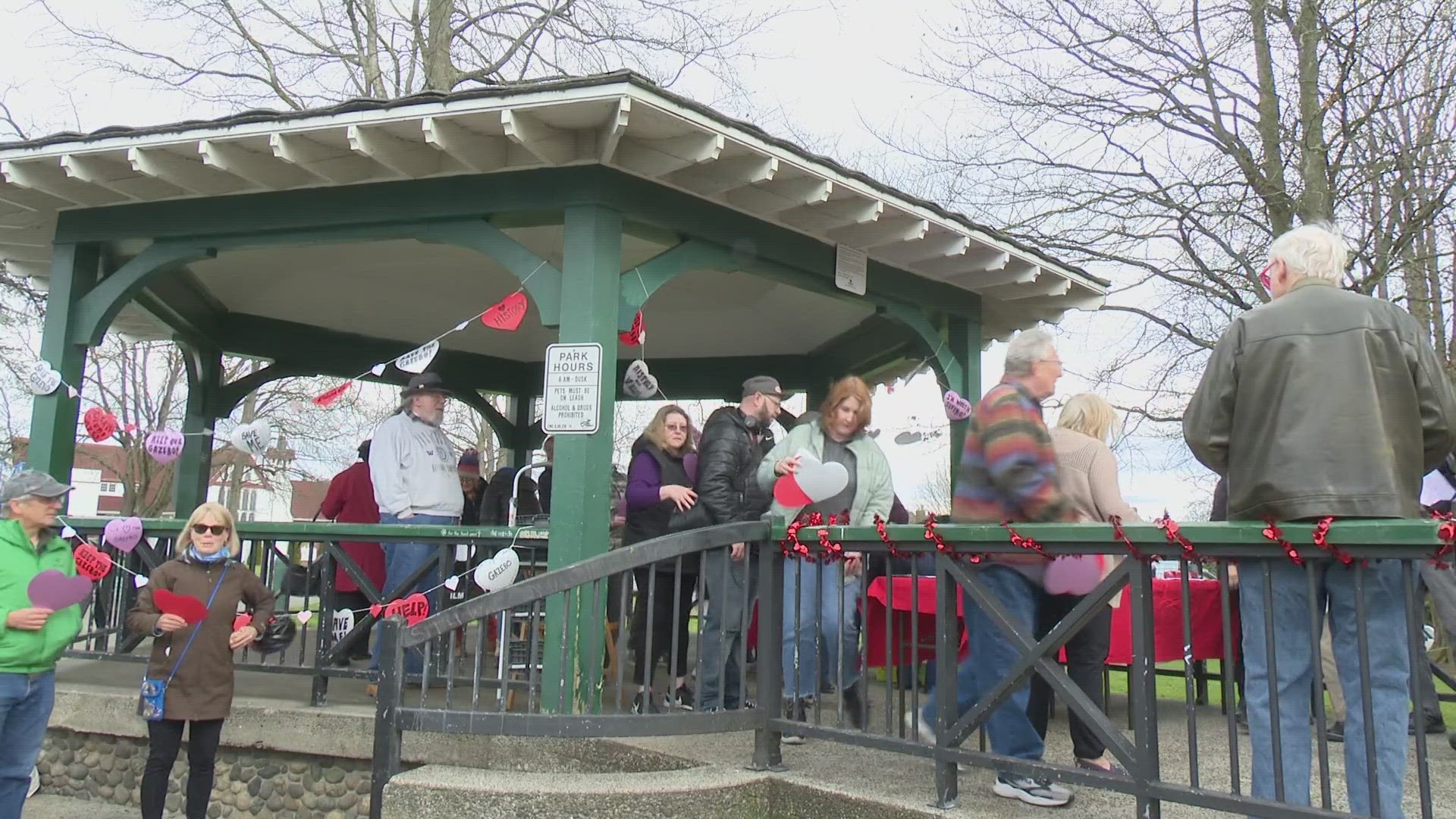 A nonprofit focused on preserving the city's history hosted an event on Saturday for the public to share their love for the century-old gazebo.