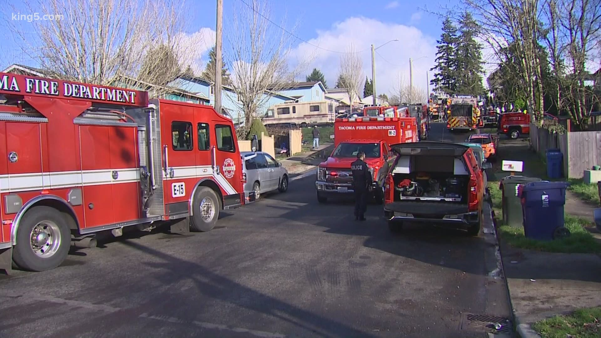 People from around the neighborhood gathered to help comfort the child's family. His father spoke to KING 5, saying his son had a "heart of gold."