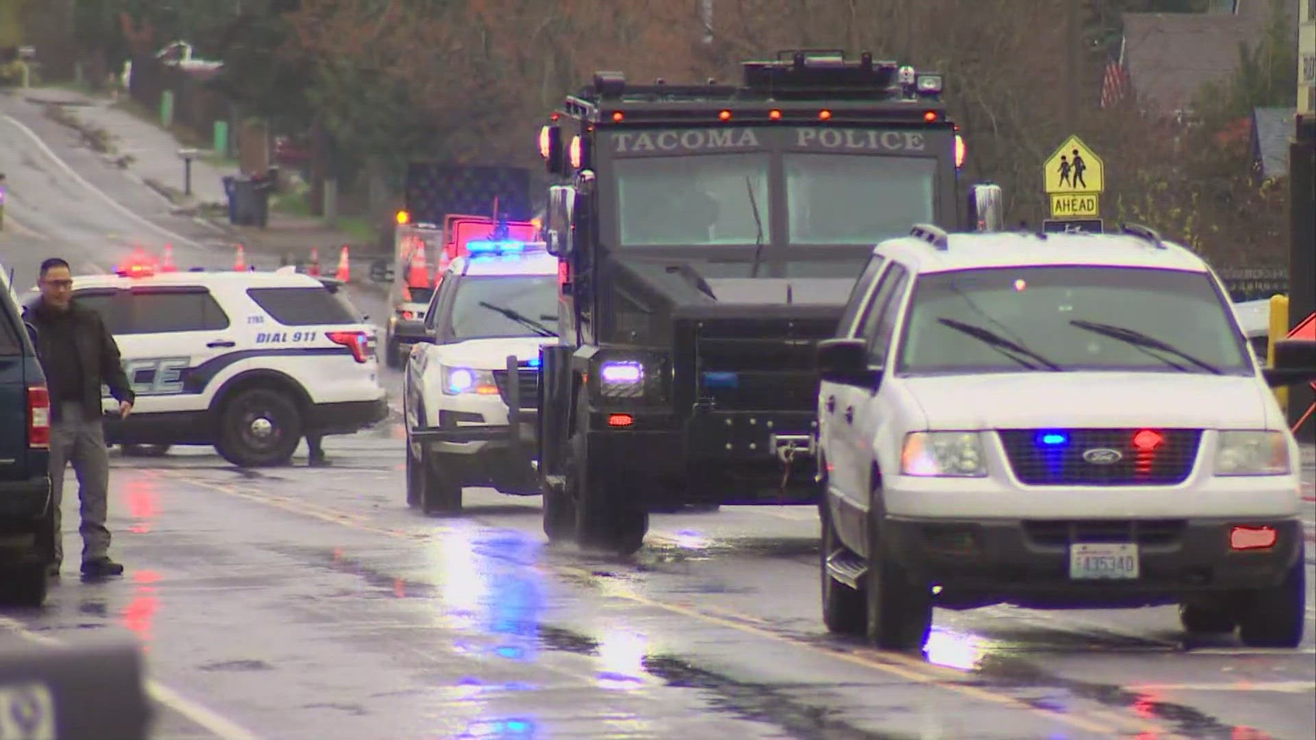 A suspect who held police in an hours-long standoff in Parkland was found dead inside a home from a self-inflicted gunshot wound