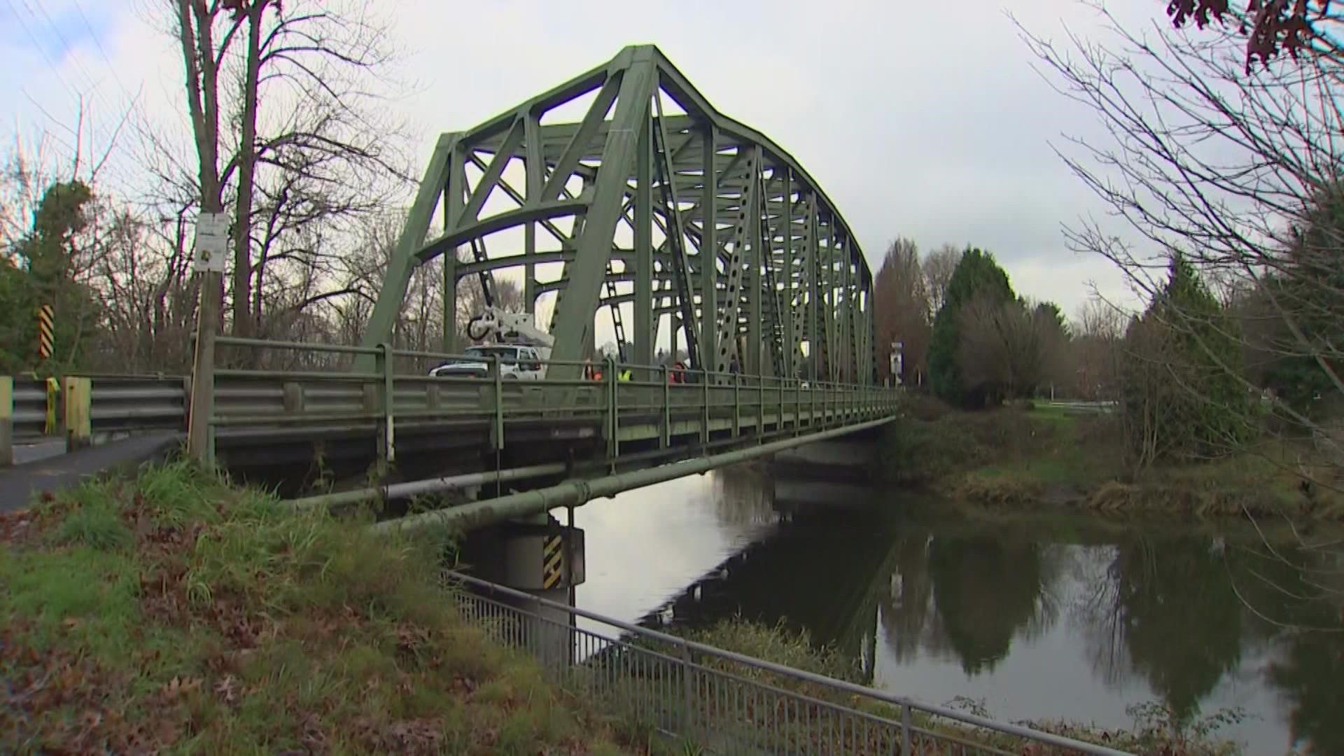 The bridge has been closed to all traffic since mid-December.