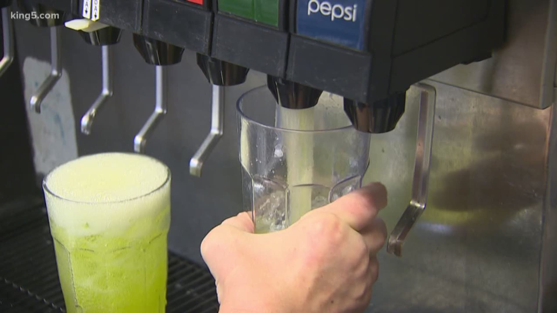 Senate Bill 6455 would require sugary drinks like sodas to be removed from kid menus in restaurants. Restaurants could still serve sugary drinks if requested.