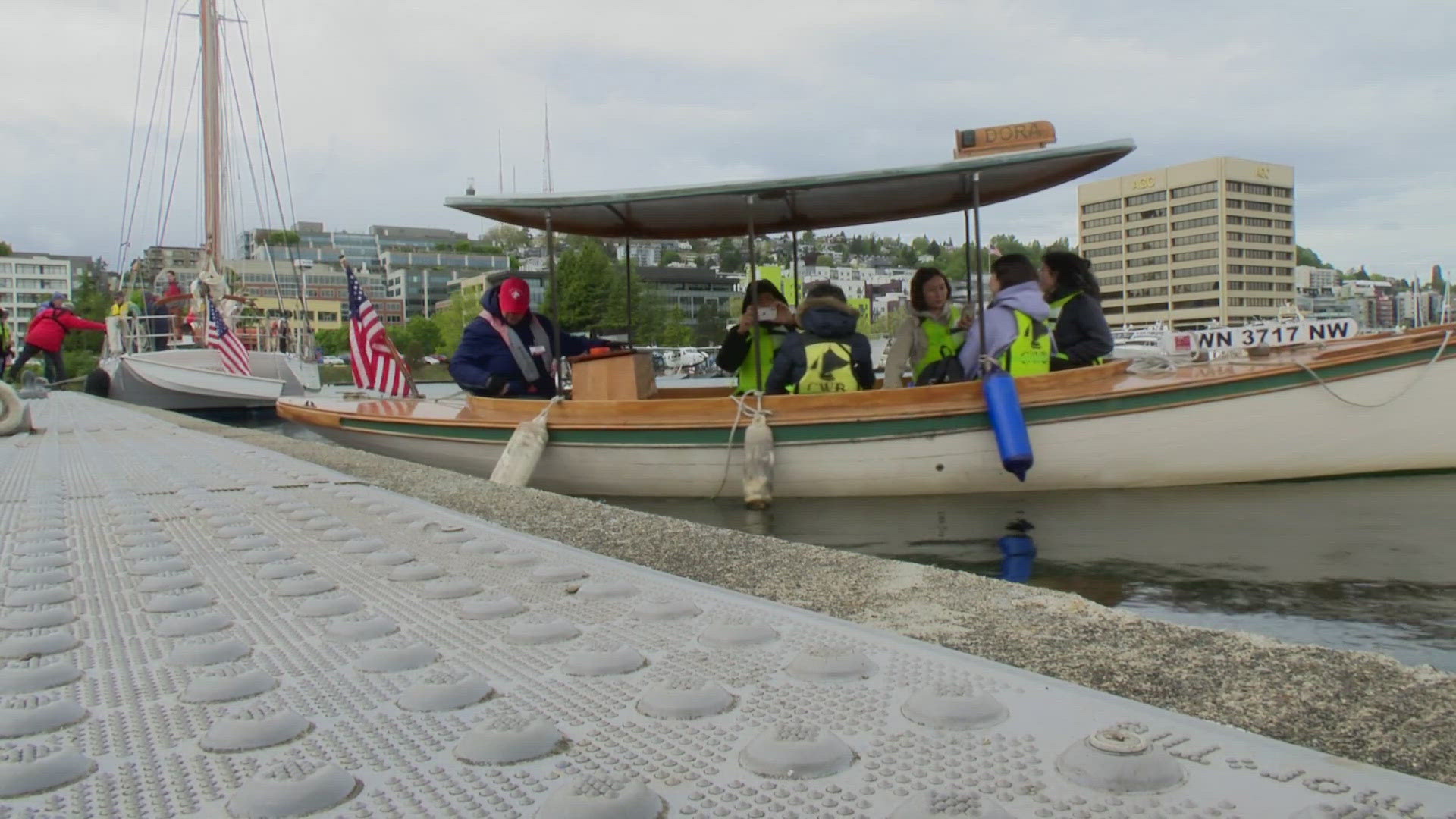 The organization gave more than 500 people free boating experiences on Sunday.