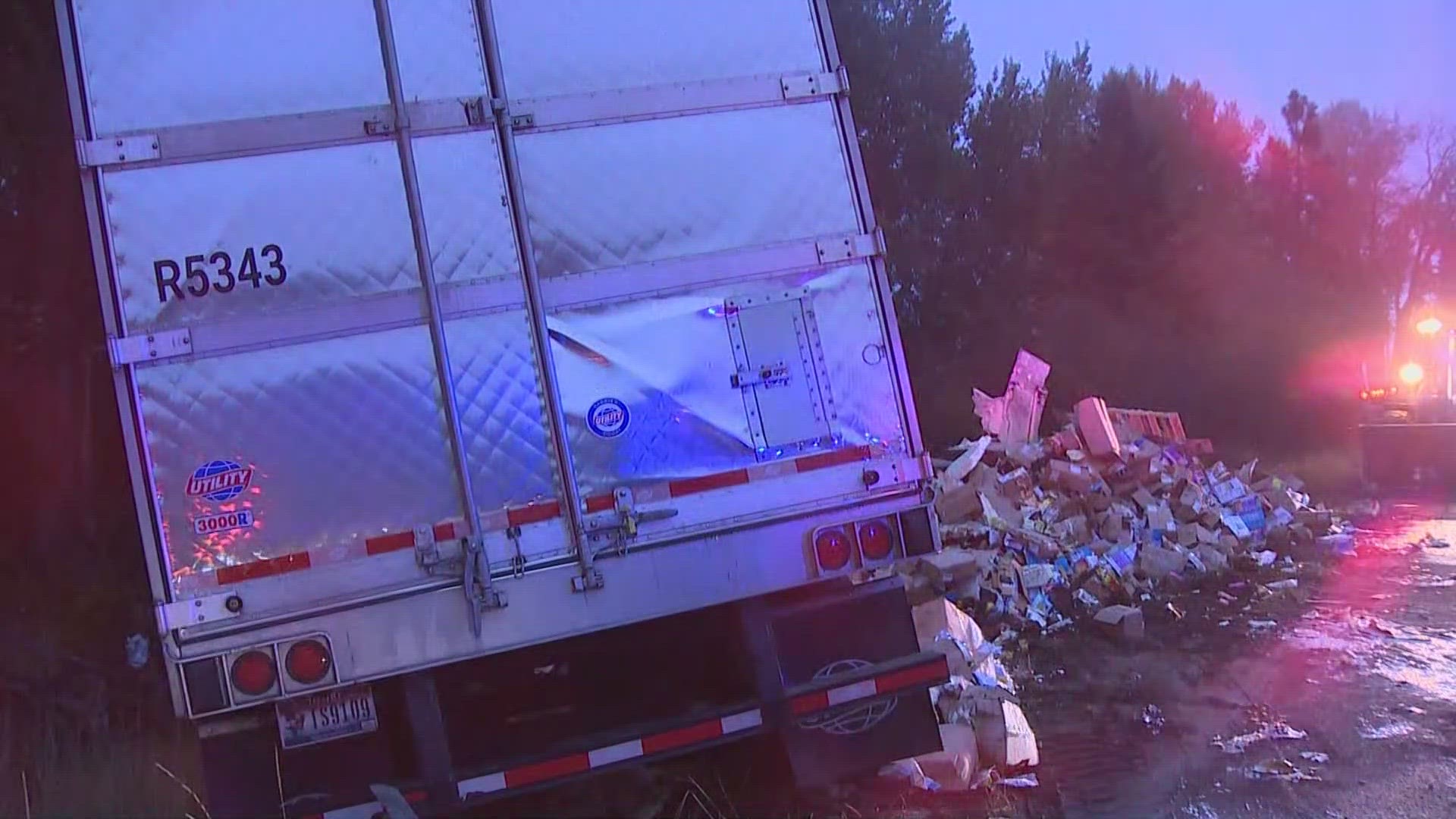 The crash ultimately involved a WSDOT truck and another driver