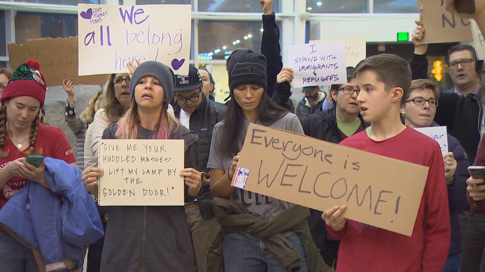 Port of Seattle Police to review procedures after airport protests ...