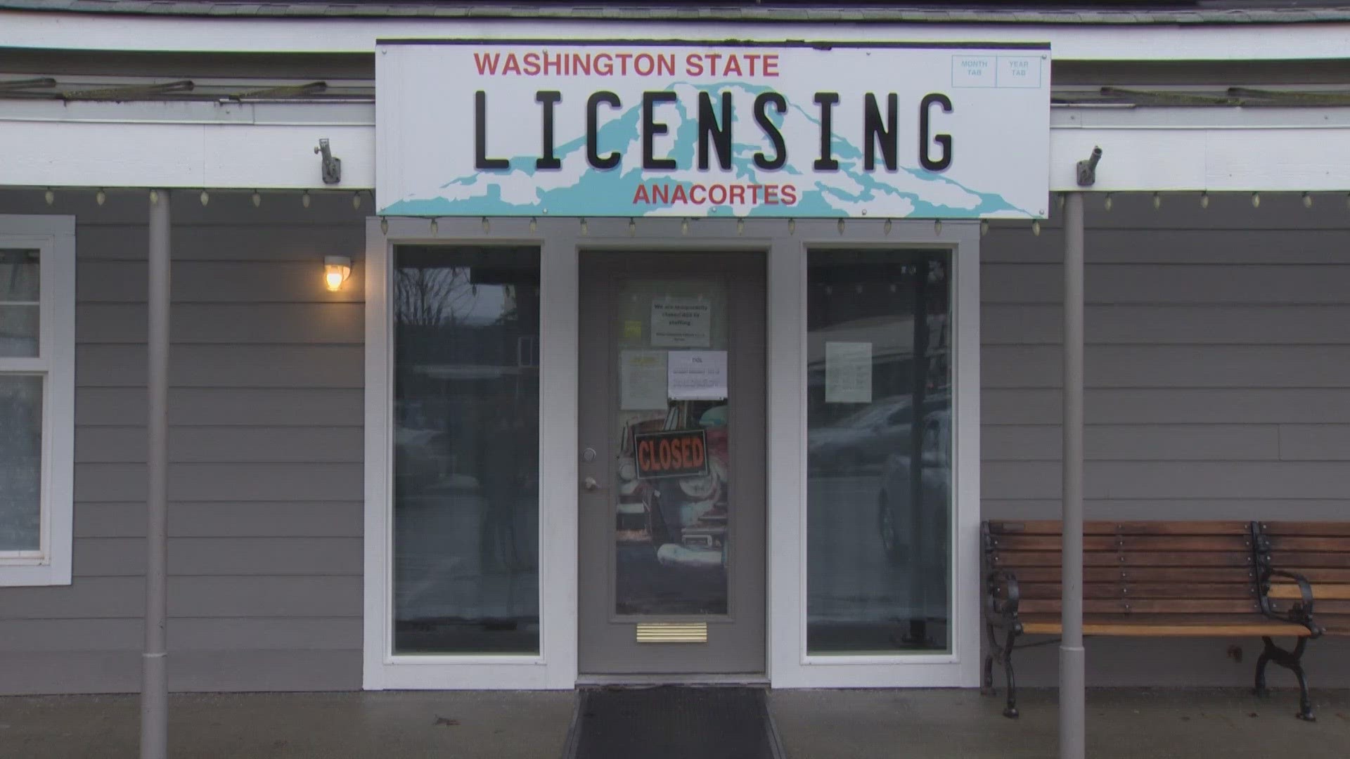 The Anacortes Licensing Office has been closed since Jan. 17. The closest open location is in Mount Vernon about 30 minutes away.