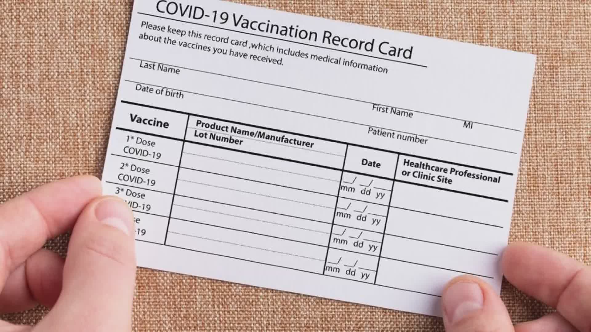 Carrying a fake vaccine card is actually a federal crime. The consequences include potential prison time or fines.