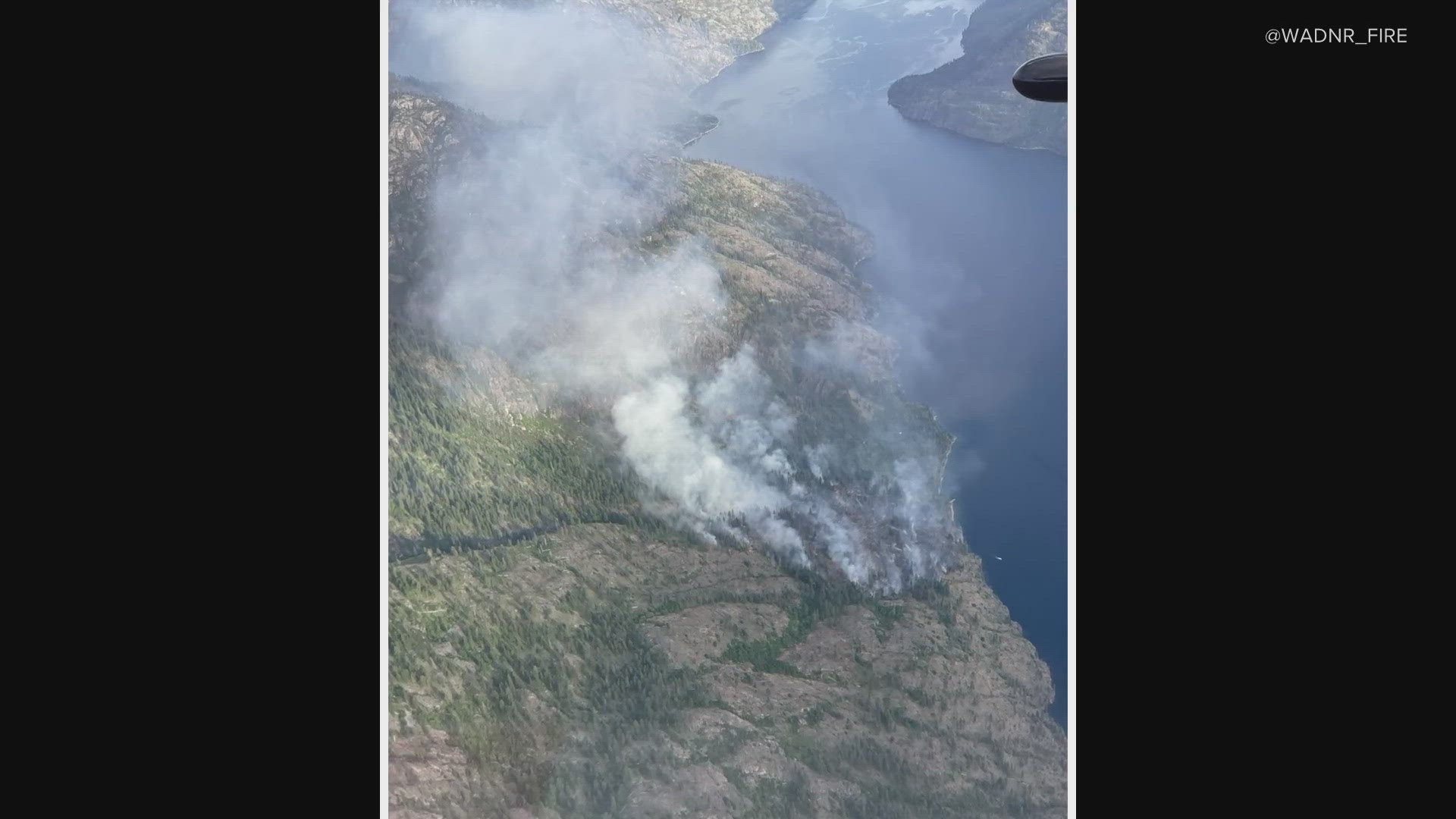 Crews are responding to the Pioneer Fire located approximately 31 miles northwest of Chelan near the east shore. The fire is currently estimated at 300 acres.