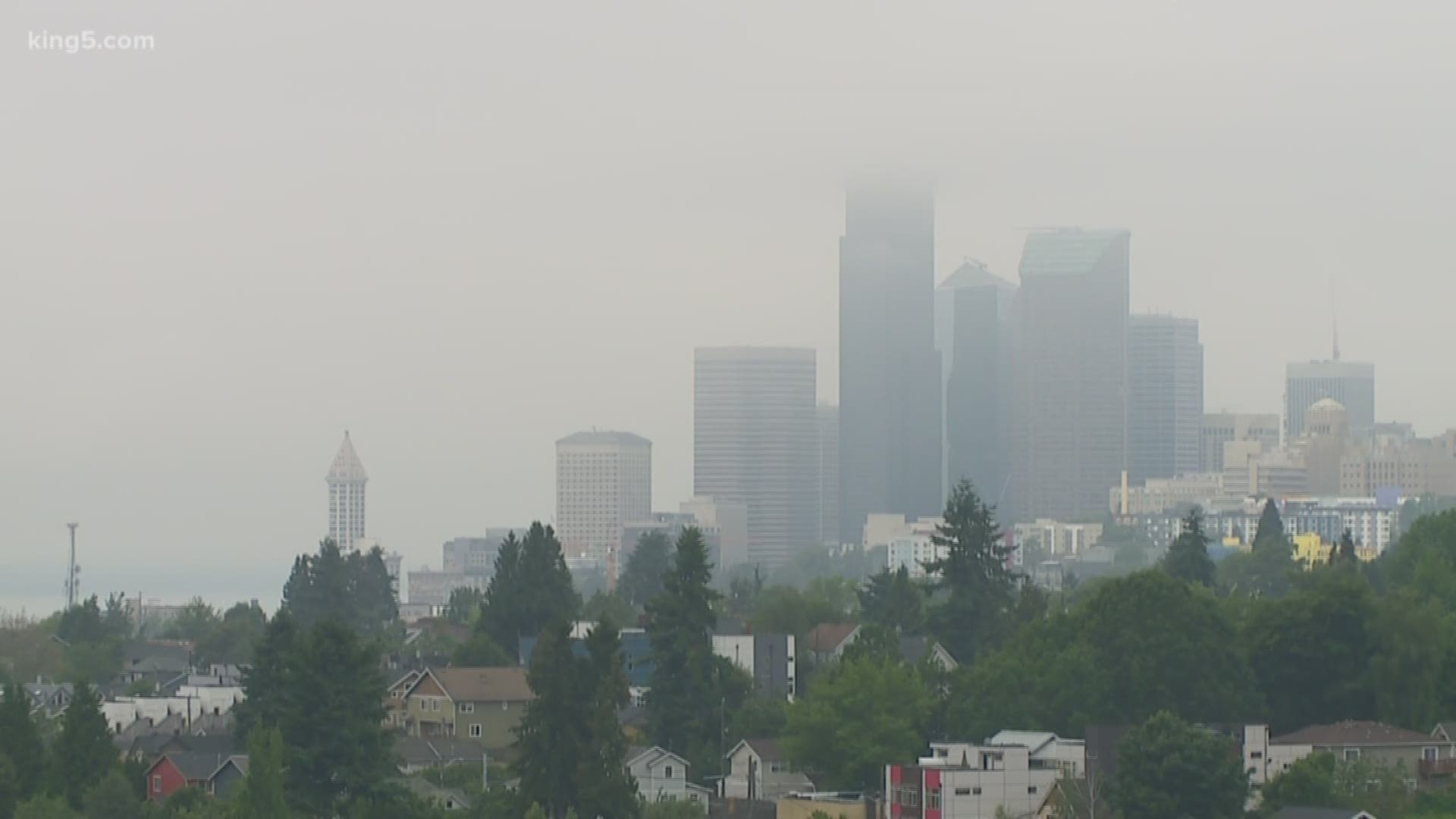 There are already big fires up in Alberta, Canada, which have burned more than half a million acres. It was a bit hazy today in Western Washington, as some of that smoke drifted our way. Air quality experts say we need to adjust to the reality that smoky conditions could become an ongoing summer phenomenon, with serious health consequences.