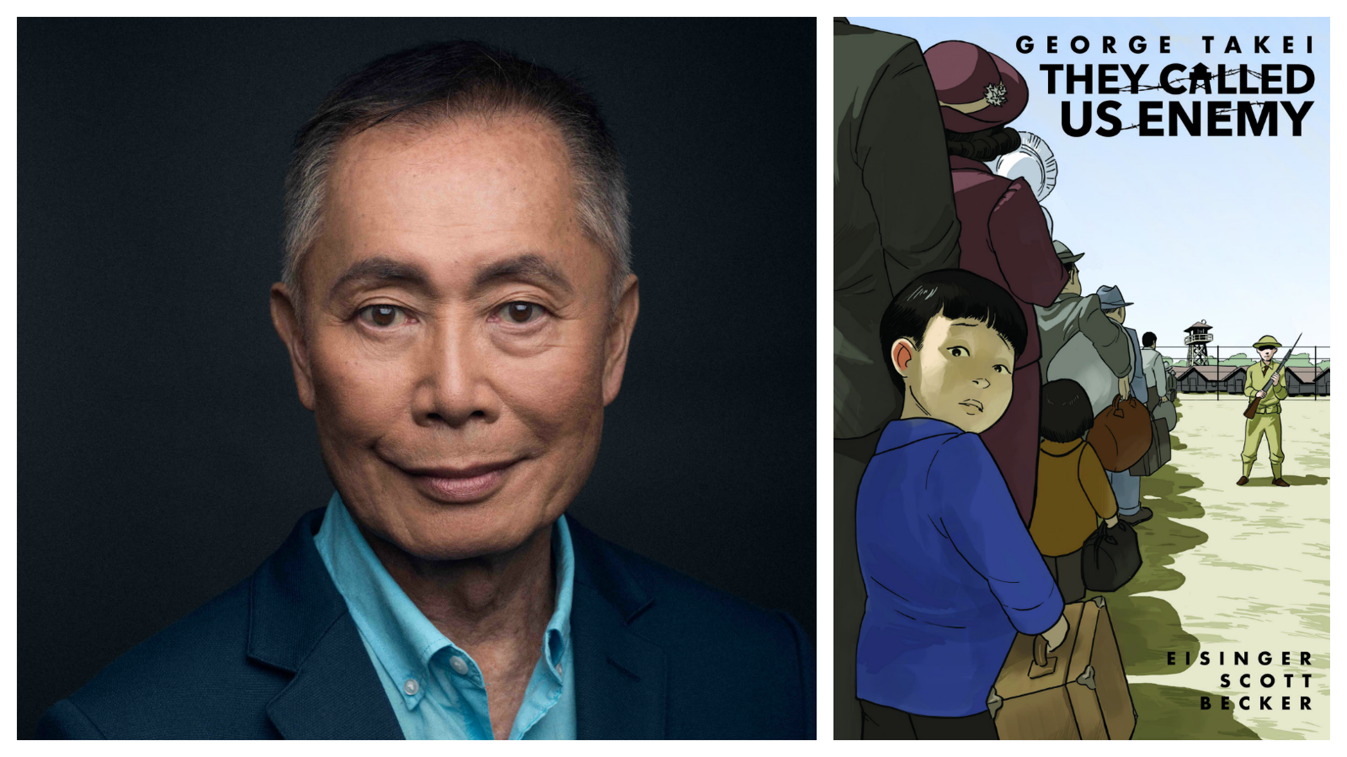 Graphic Novel "They Called Us Enemy" details what George Takei's childhood was like as one of 120,000 Japanese Americans imprisoned by the U.S. Government in WWII.