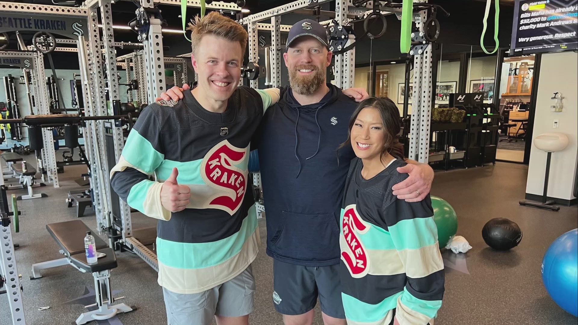 Fitness Friday: Working out with the Seattle Kraken | king5.com