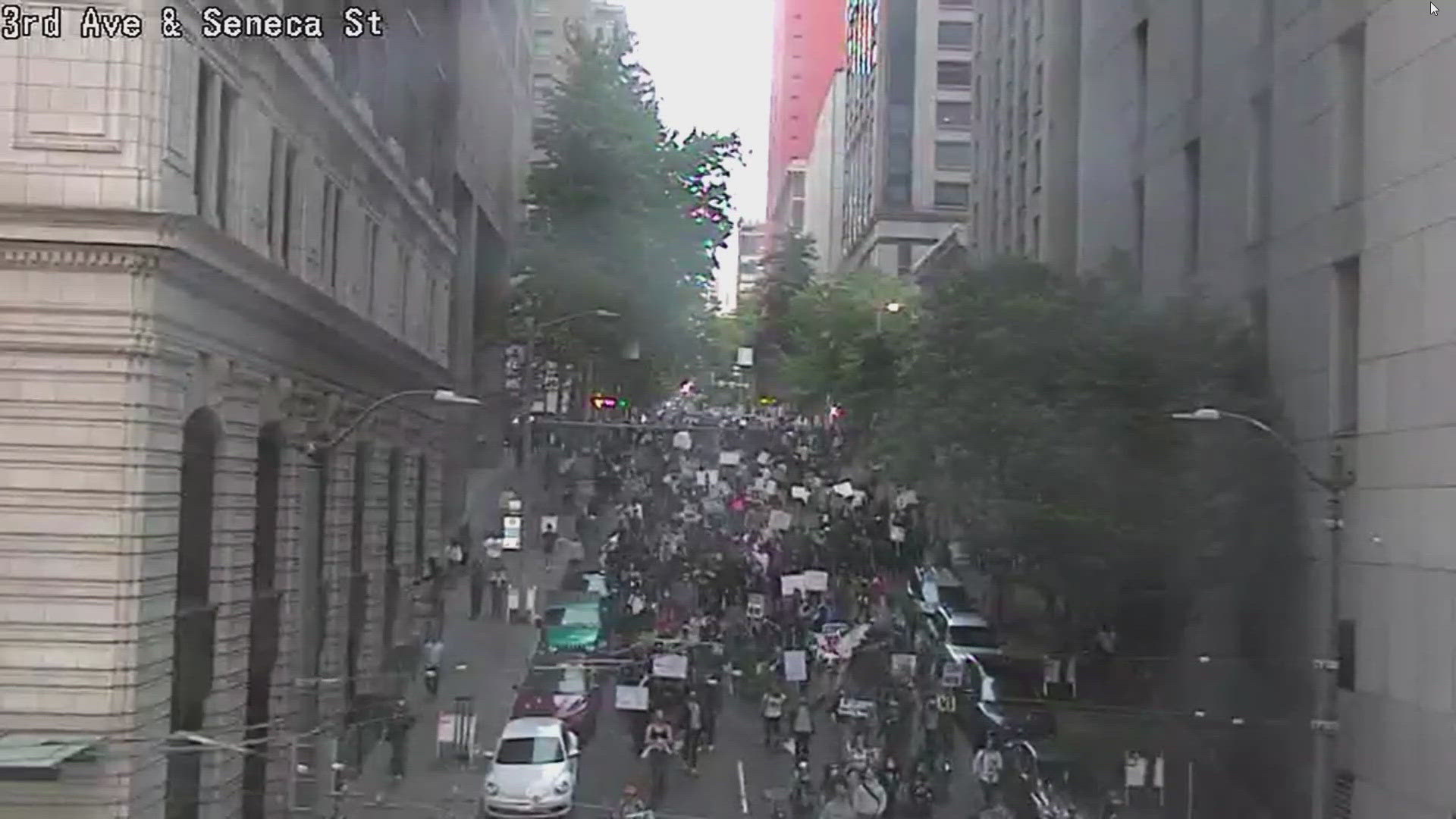 The protest, dubbed the “No Kings” march, is set for Saturday and is expected to draw thousands into Seattle's core. 