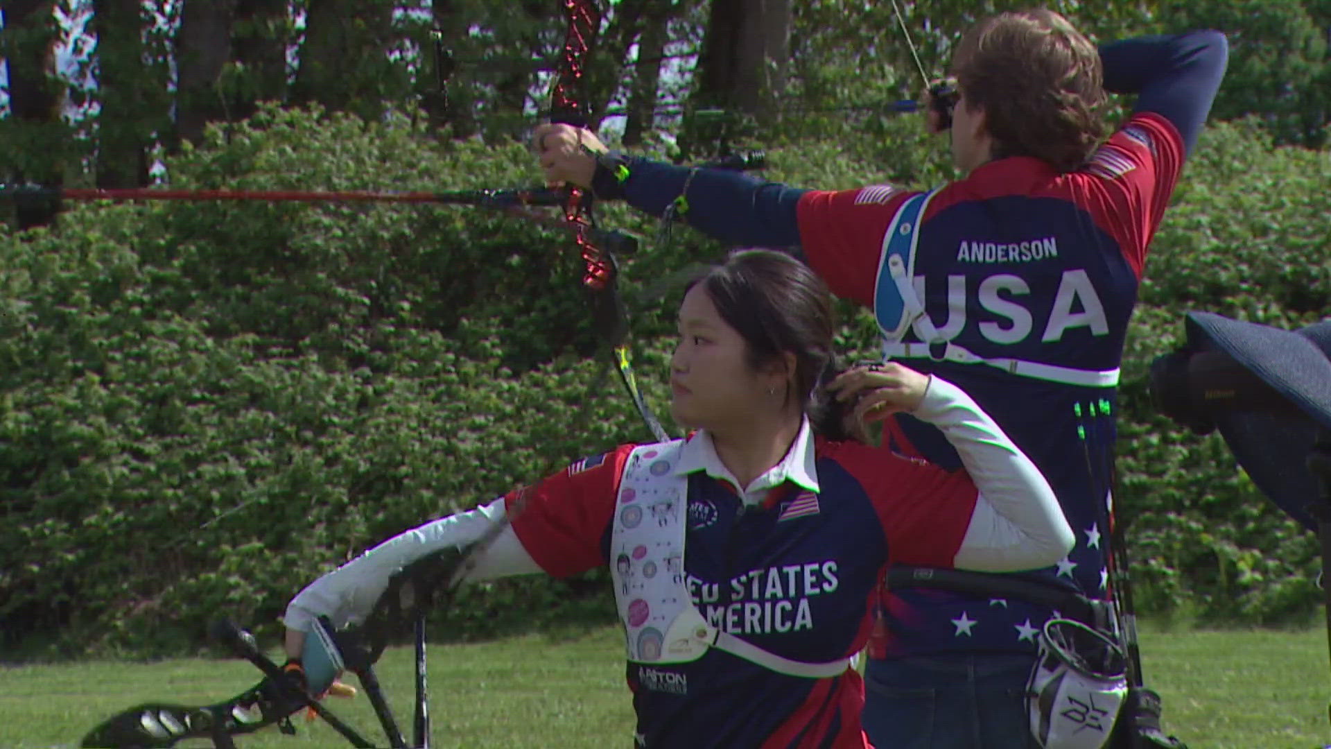 Emma Kim and Gabe Anderson are hoping to fulfill their Olympic dreams this summer.