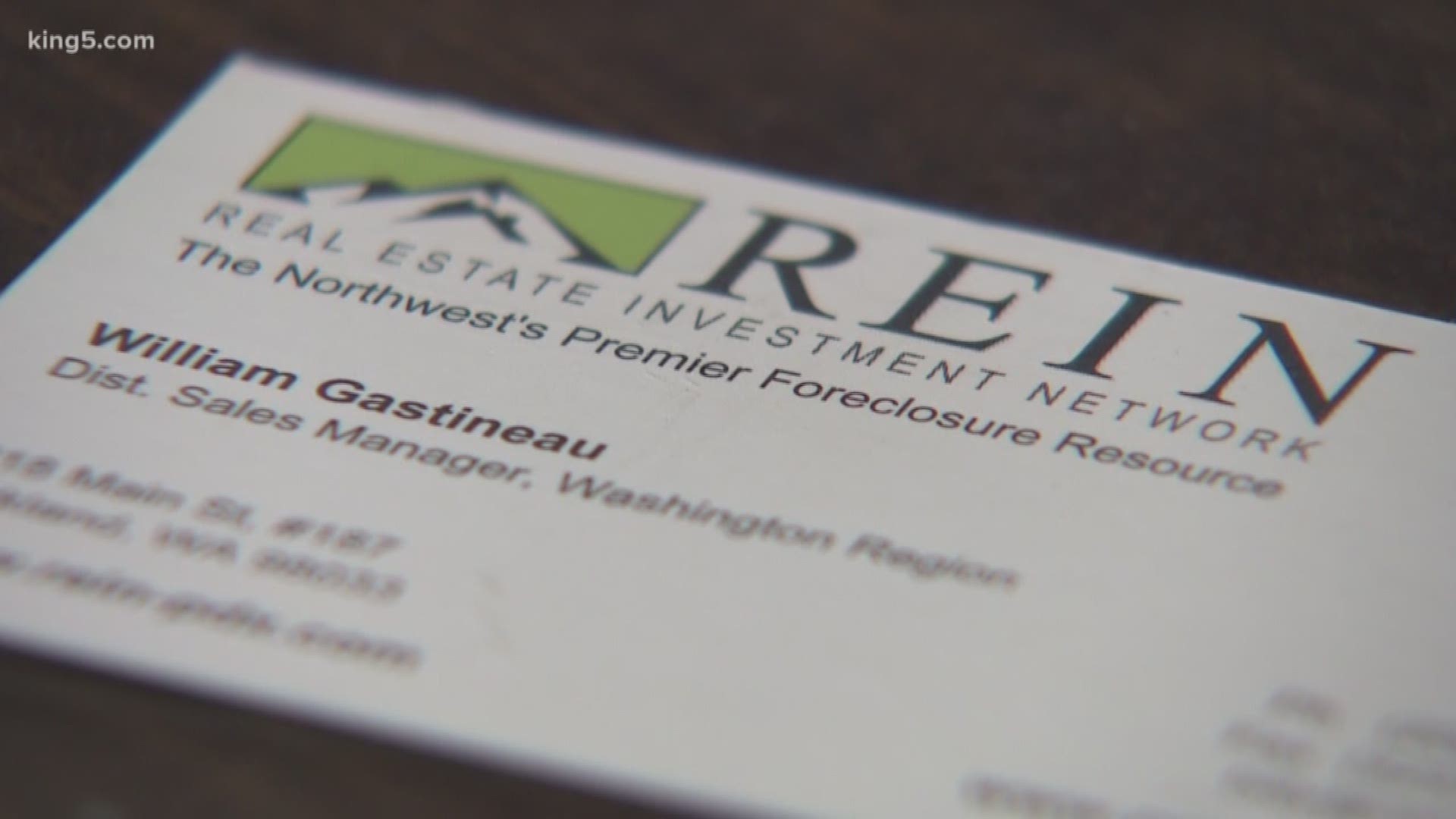Washington State Attorney General Bob Ferguson said a company that preyed on people facing foreclosure is now out of business.
