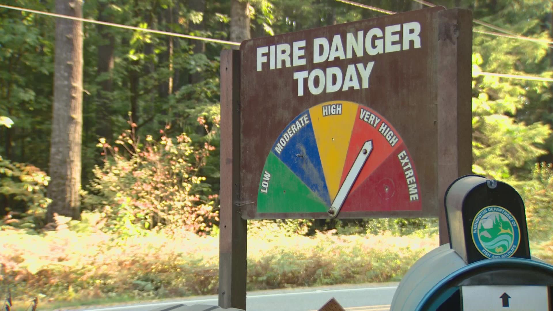 Western Washington wildfires continue to rage as air quality suffers.