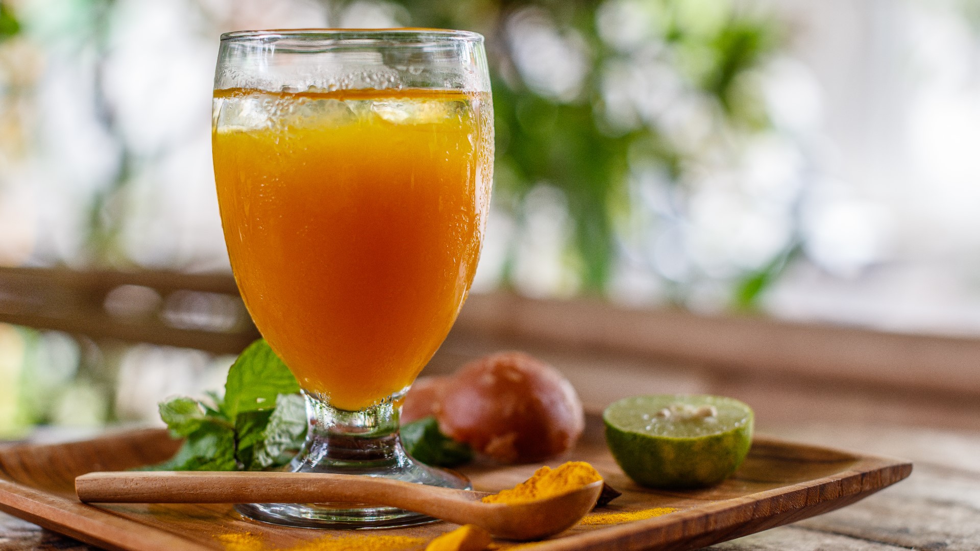 The turmeric and tamarind drink is tangy and refreshing! #newdyanw