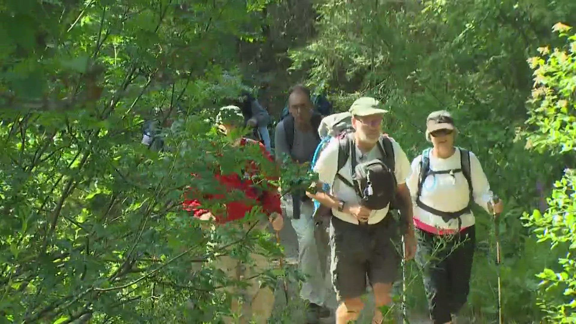 Five people with Parkinson's disease are embarking on a 72-mile journey on the Pacific Crest Trail.