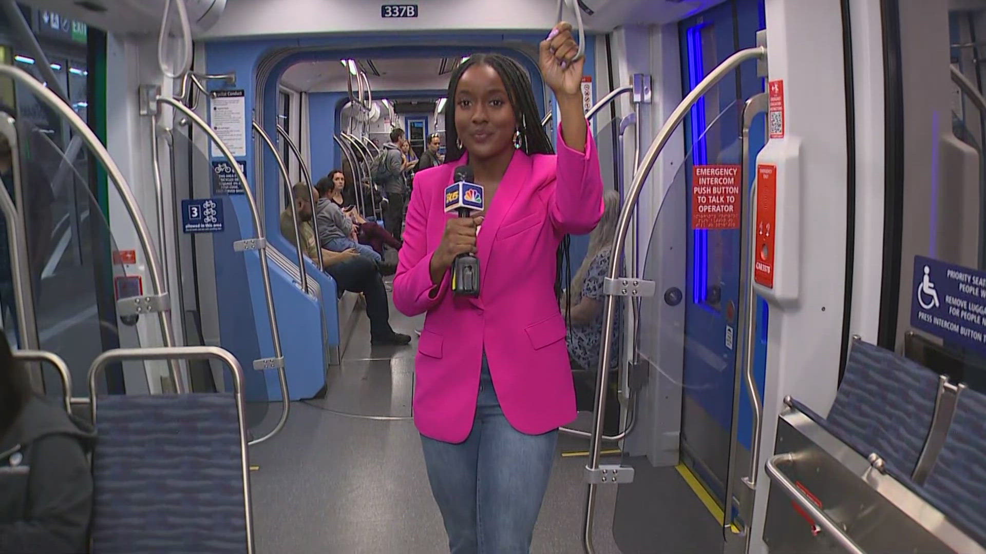 Sound Transit said they don't know how many people are expected on the train, but the Tuesday commute was fairly full.