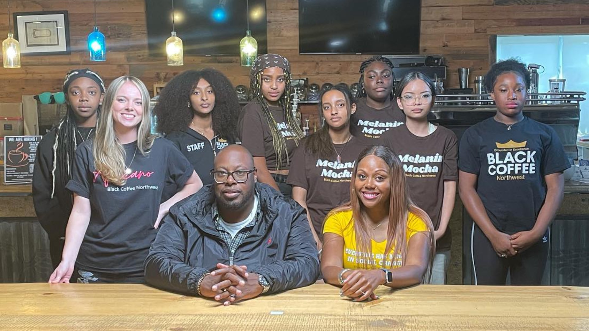 After only a year in business, Black Coffee Northwest is already growing its business and its community reach. #k5evening