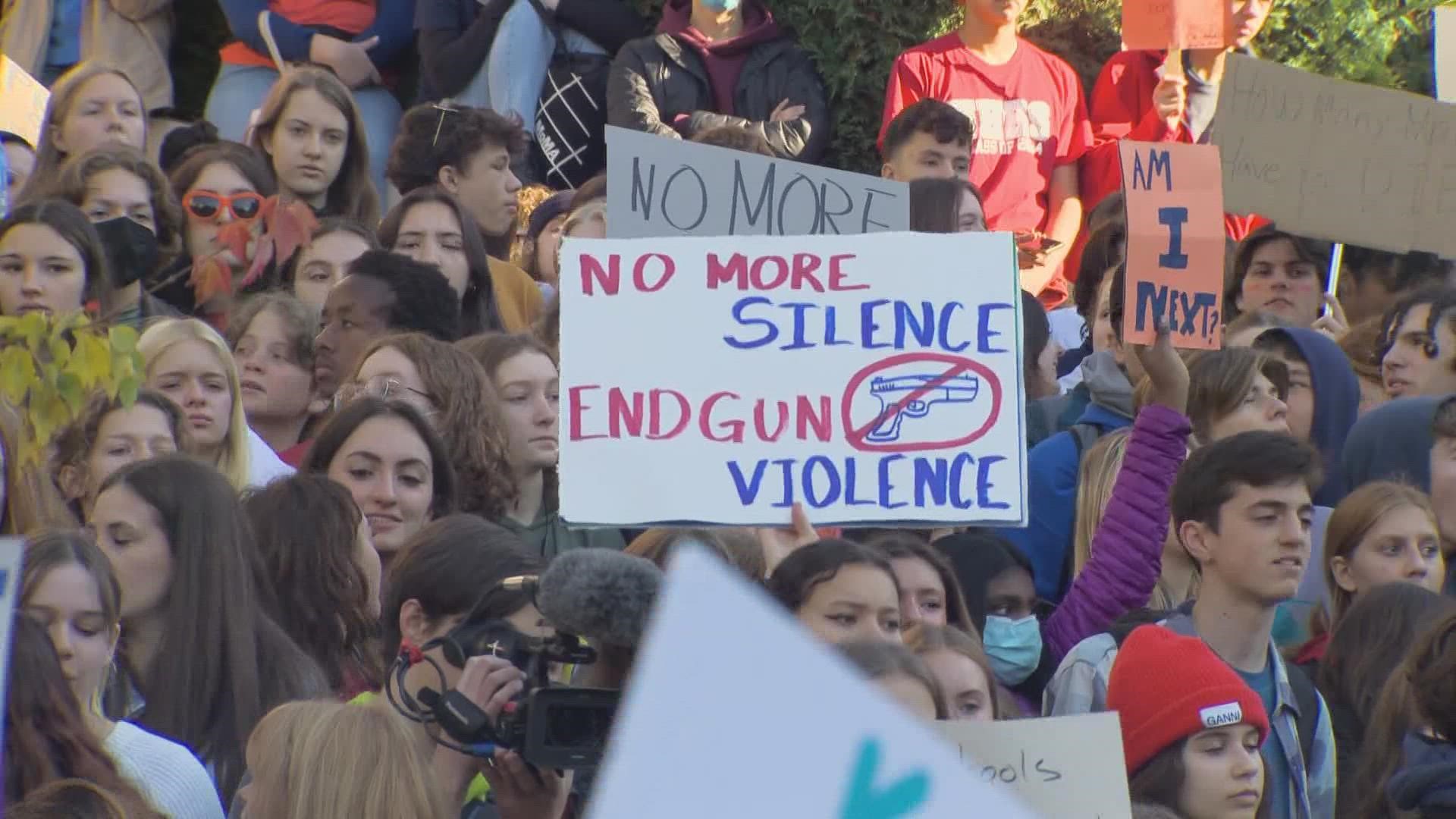 Hundreds of Seattle students walked out of class with a focus on gun safety. It comes after that deadly shooting at Ingraham High School.