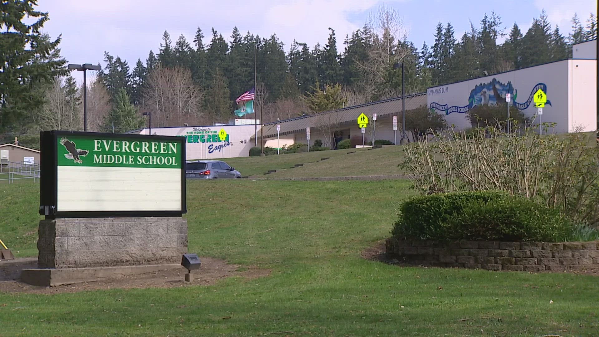 The Lake Washington School District said it is currently evaluating its partnerships with law enforcement and overall school safety staffing levels.