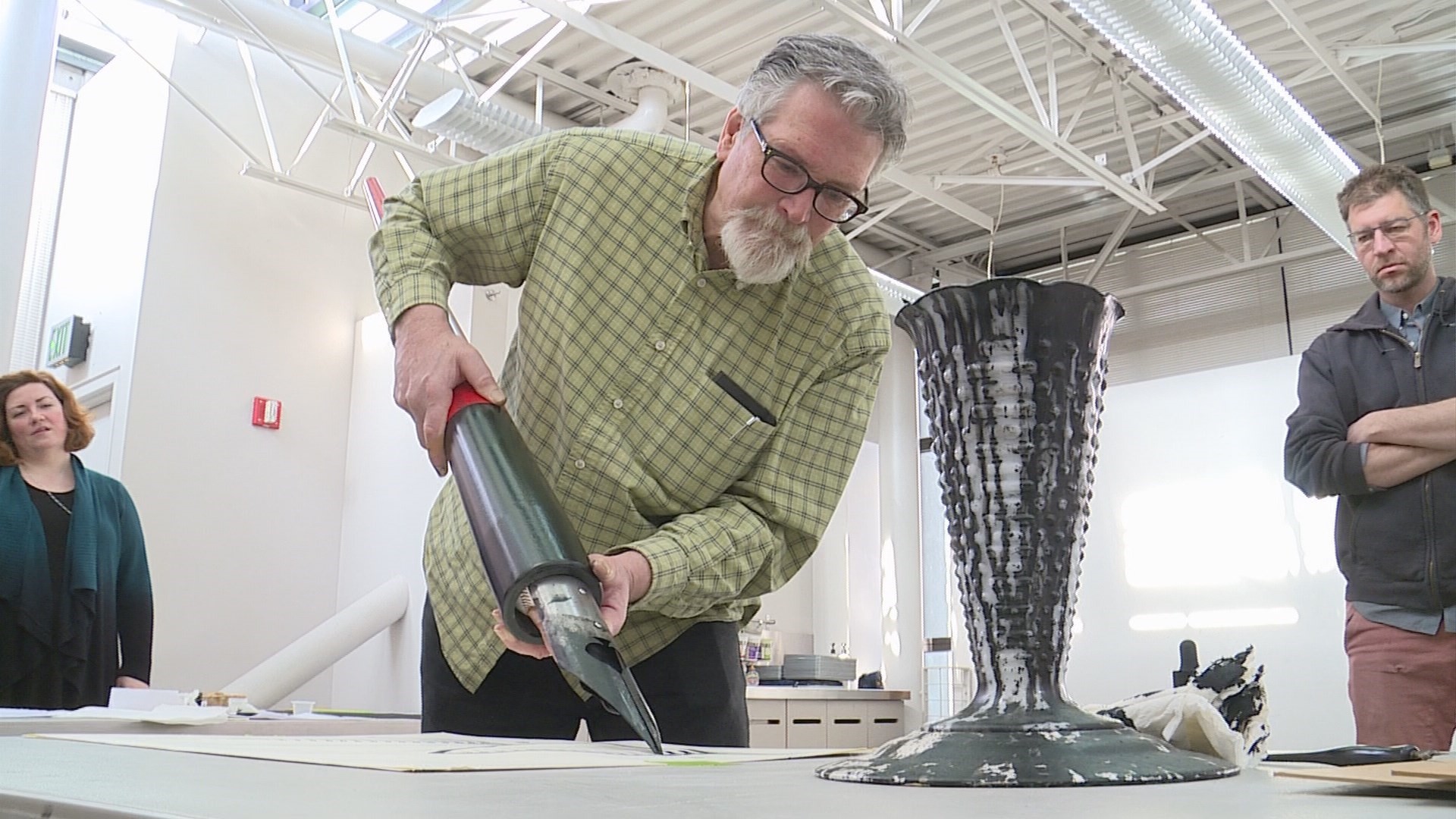 Artist Jim Woodring is making a big mark with a giant pen | king5.com