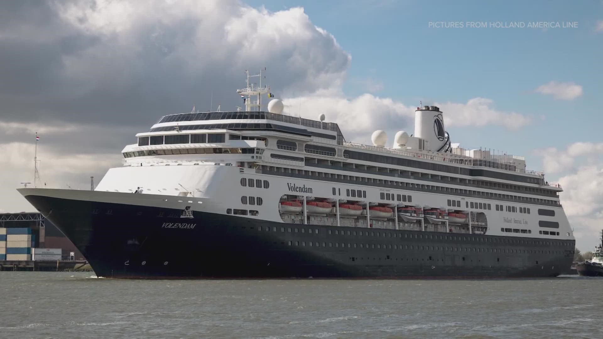 The vessel docked in Rotterdam Saturday. Ukrainians could move on to the ship in the next couple of days.